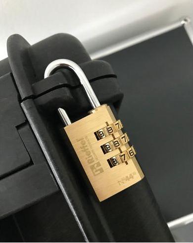 Actual product image Rieffel Brass combination lock 44/30 SB