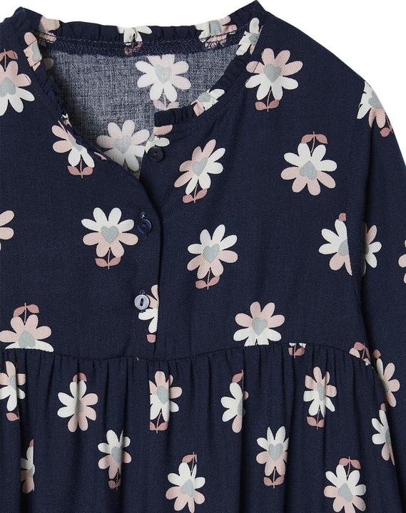 Produktbild Vertbaudet Mädchen Kleid mit Knopfleiste vorn und Printmuster (128)