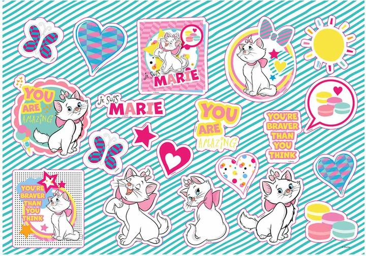 Produktbild Disney Marie Cat Malvorlagen mit Schablone und Stickerbogen