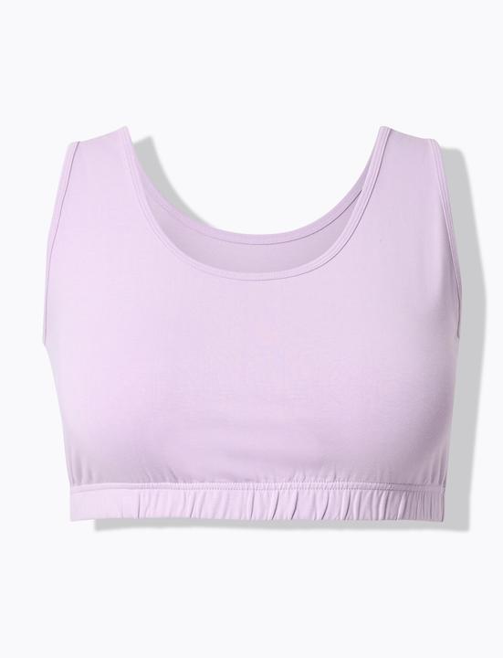 Immagine prodotto Ulla Popken Bustiers, 2er-Pack, bedruckt/uni, Rundhalsausschnitt (Confezione da 2, 44 A, 42 A)