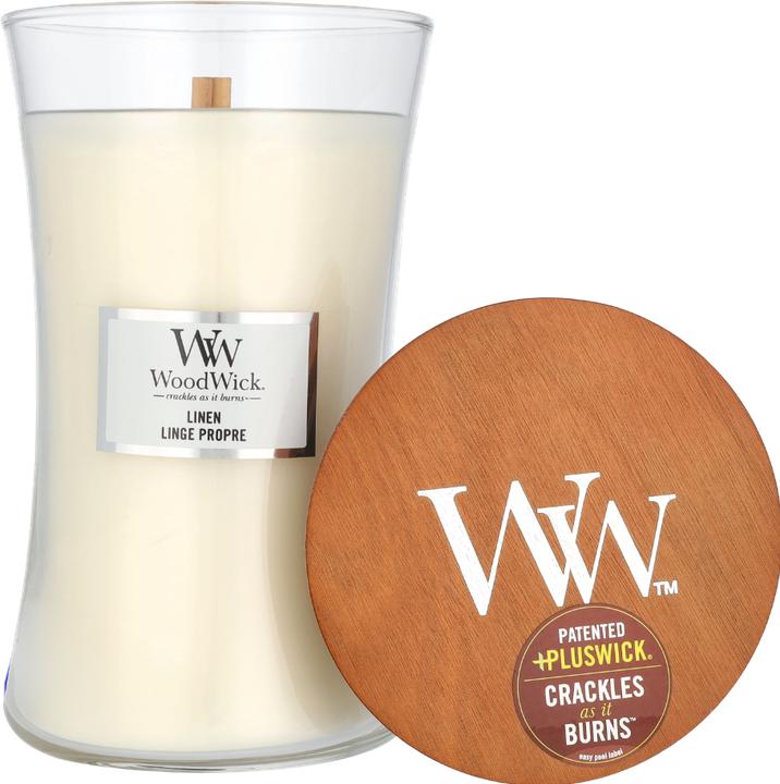 Actual product image WoodWick Linen (610 g)