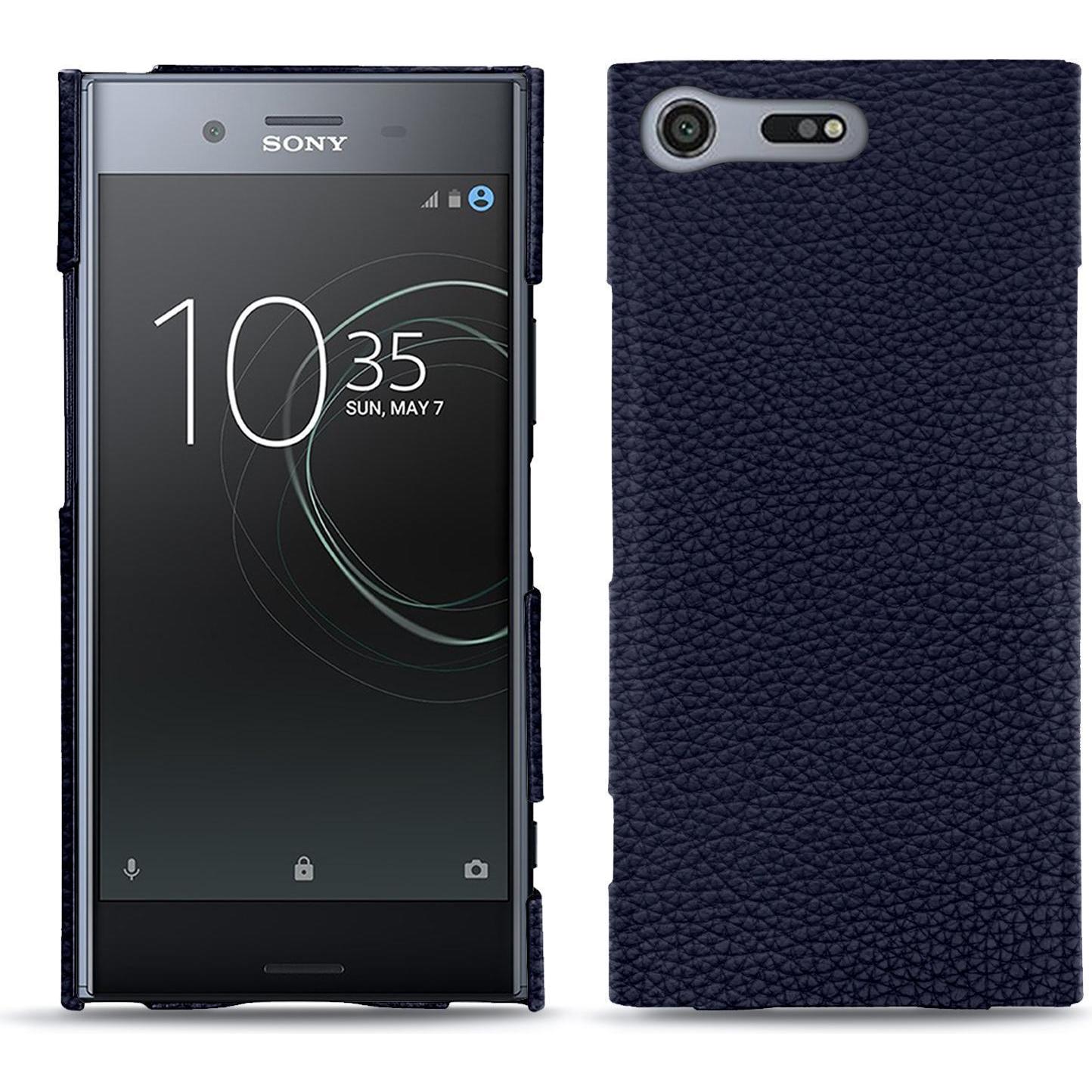 Noreve Lederschutzhülle (Sony Xperia XZ Premium), Smartphone Hülle, Violett