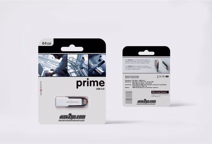 Produktbild Disk2go Prime (64 GB, USB-A, USB 3.0)