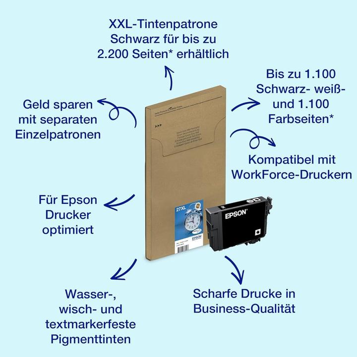 Immagine prodotto Epson Multip3-Col Durabriteultra27xl (M, C, Y)