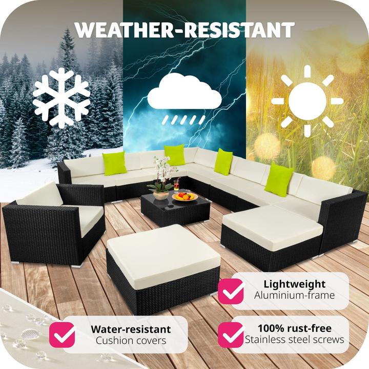 Image du produit tectake Salon de jardin LAS VEGAS