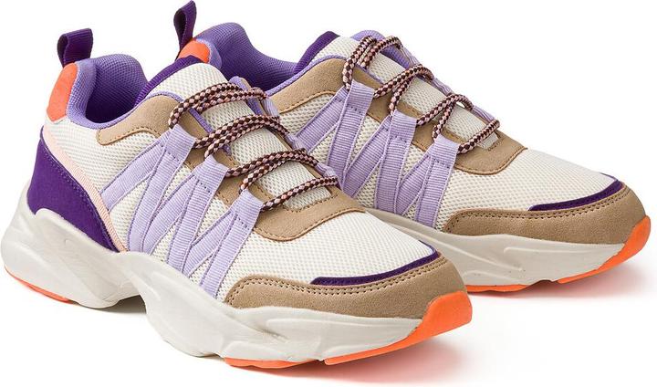 Actual product image La Redoute Collections Multicoloured sneakers with thick soles (37)