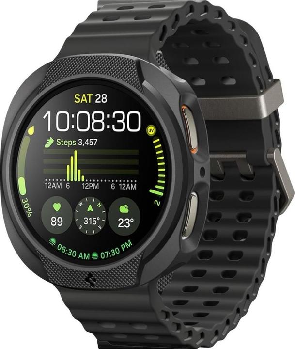 Actual product image Spigen - Liquid Air - Samsung Galaxy Watch8 44mm - Matte Black