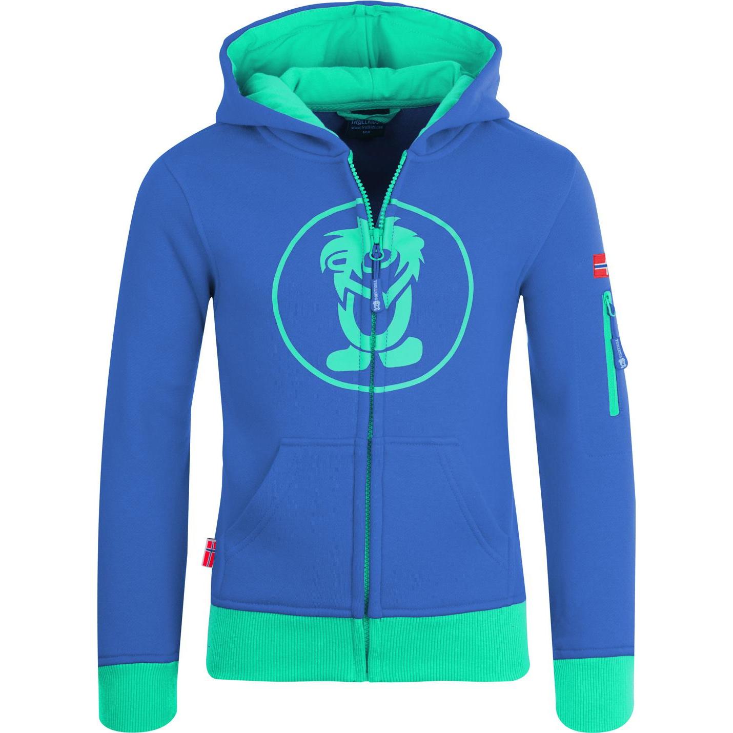 Trollkids, Unisex, Jacke, Sortland Jacke (92), Blau, 92