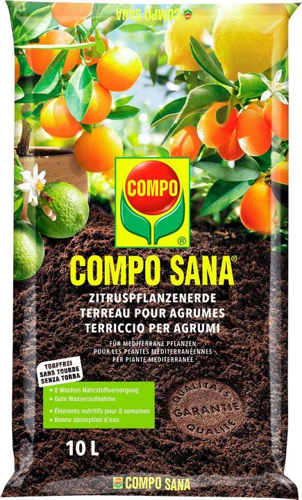 Compo SANA Citrus Soil - peat-free (10 l, Soil without peat)