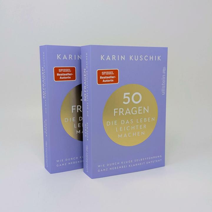 Actual product image 50 Fragen, die das Leben leichter machen (German, Karin Kuschik, 2025)