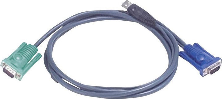 Produktbild Aten 2L-5203U KVM-Kabel (HD15-SVGA, USB, USB) - 3 m
