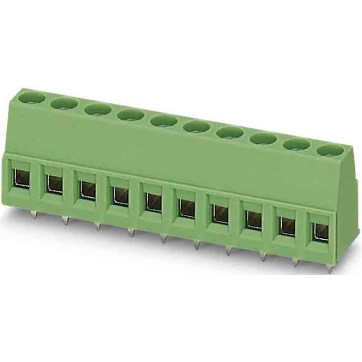 Phoenix Contact PHOE Leiterplatten-Anschlussklemme, Elektronikkabel + Stecker, Grün