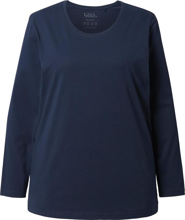 Produktbild Ulla Popken Shirt, Relaxed, Rundhalsausschnitt, Langarm (68)