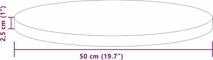 Produktbild vidaXL Moderne Möbel (50 x 50 x 2,5 cm)