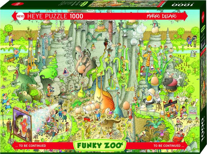 Actual product image Heye Jurassic habitat (1000 pieces)