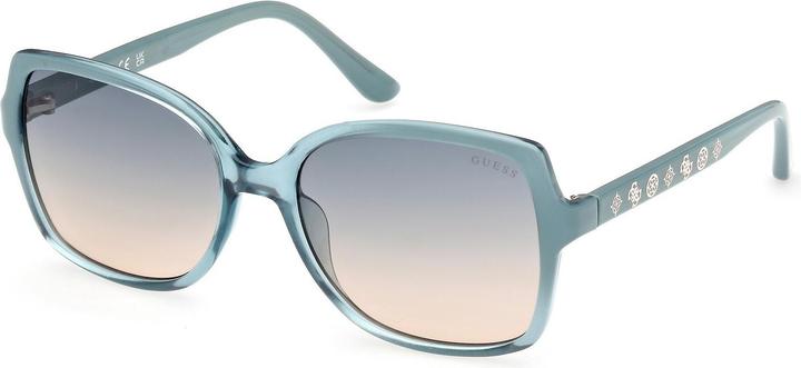 Actual product image Guess Injected Turquoise Blue Squared Normal Sfumato