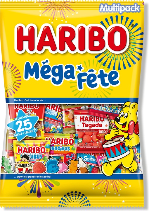 Haribo Mega Fête bag 1kg (25 pcs., 1000 g)