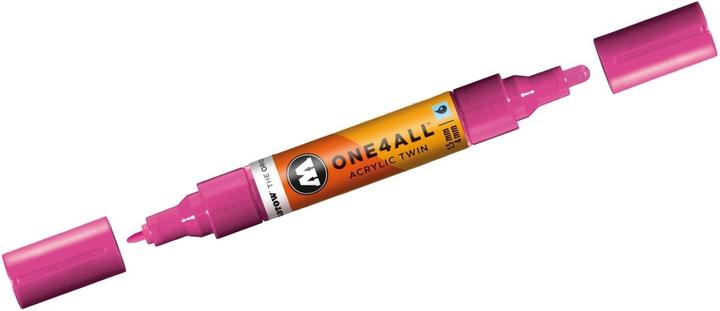 Produktbild Molotow Marqueur pour Maquettes - One4All Twin - Acrylique Magenta - 1,5/4mm - -232 - 14 cm (Magenta, 4 mm, 1 x)