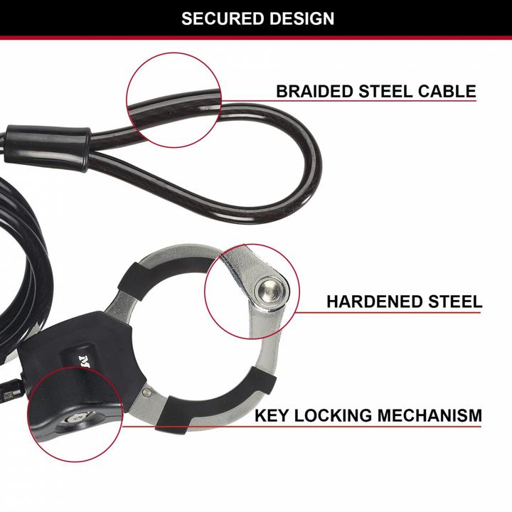 Immagine prodotto Master Lock Polsino da strada 8275 (100 cm)