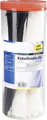 Image du produit Tru Components Assortiment de colliers de serrage, 400pcs (300 mm, 400 pcs)