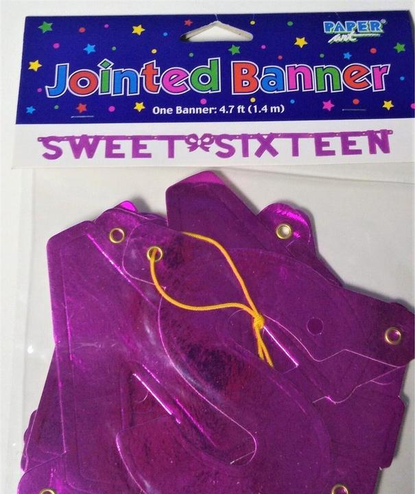 Image du produit Creative Converting Bannière Sweet Sixteen