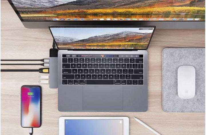 Actual product image Hyper Drive Net 6-in-2 Hub (Thunderbolt, 2 Ports)