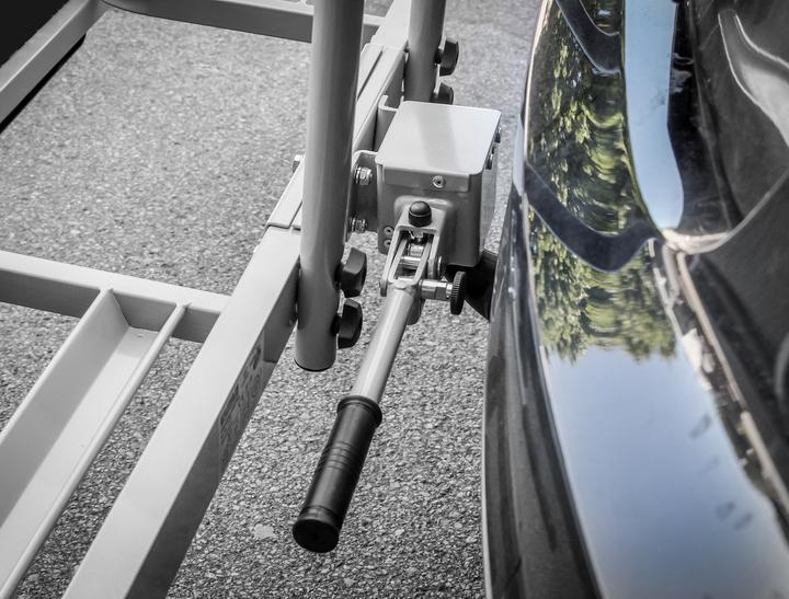 Produktbild Eufab Schnellverschluss für Fahrradträger, abschliessbar zum Nachrüsten (Silber)