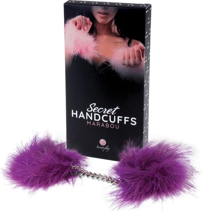 Productafbeelding Secret play Paarse Maraboe handboeien