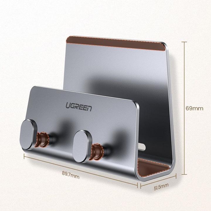 Actual product image Ugreen metal wall mount for smartphone tablet black (LP193)