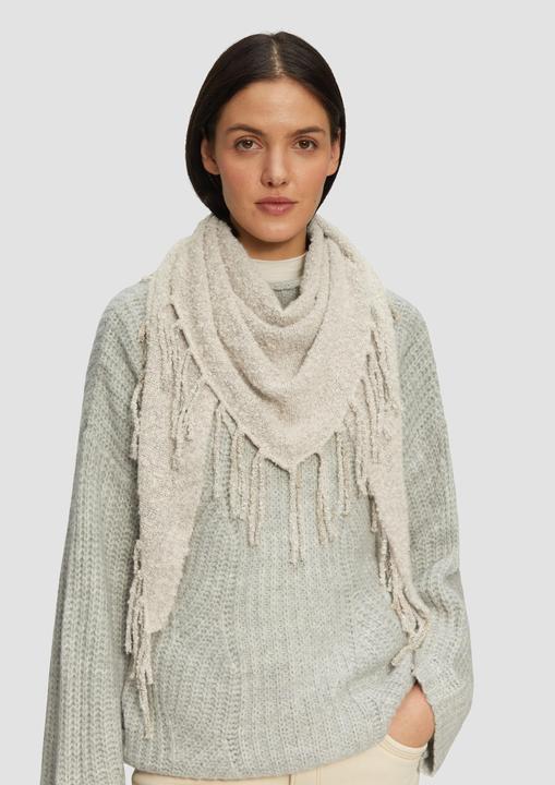 Actual product image S.Oliver Tuch Bouclé-Tuch mit Fransen
