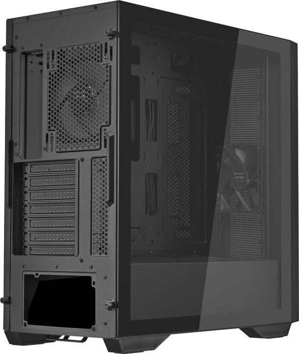 Actual product image Cougar Uniface Black| PC Case | Mid Tower / Mesh Front Panel / 2 x ARGB Fans / TG Left Panel (ATX, Mini-ITX, SSI CEB)