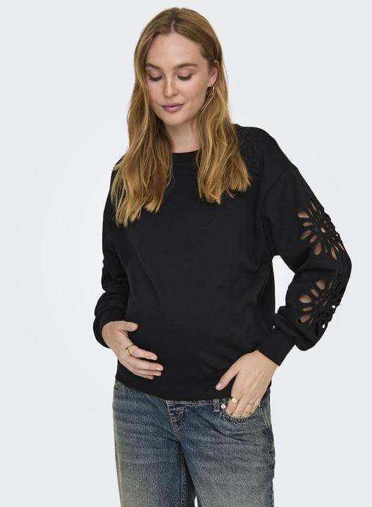 Image du produit Only Maternity Coupe normale Col rond Maternité Épaule basse Sweat-shirt (M)