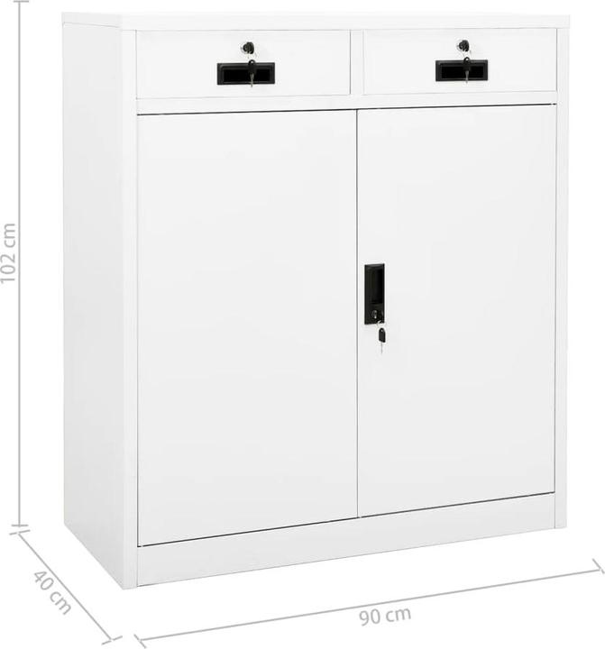 Immagine prodotto vidaXL Purcell (90 x 40 x 102 cm)