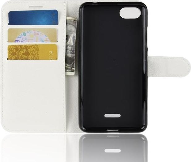 Actual product image MU Classic Litchi Leather Bookcover Series (Xiaomi Redmi 6A)