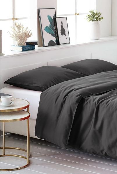 Actual product image Living Home Uni satin (Bedding set, 160 x 210 cm, 65 x 100 cm)