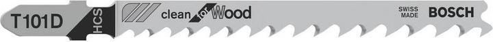 Produktbild Bosch Zubehör Stichsägeblatt T 101 D Clean for Wood, 3er-Pack