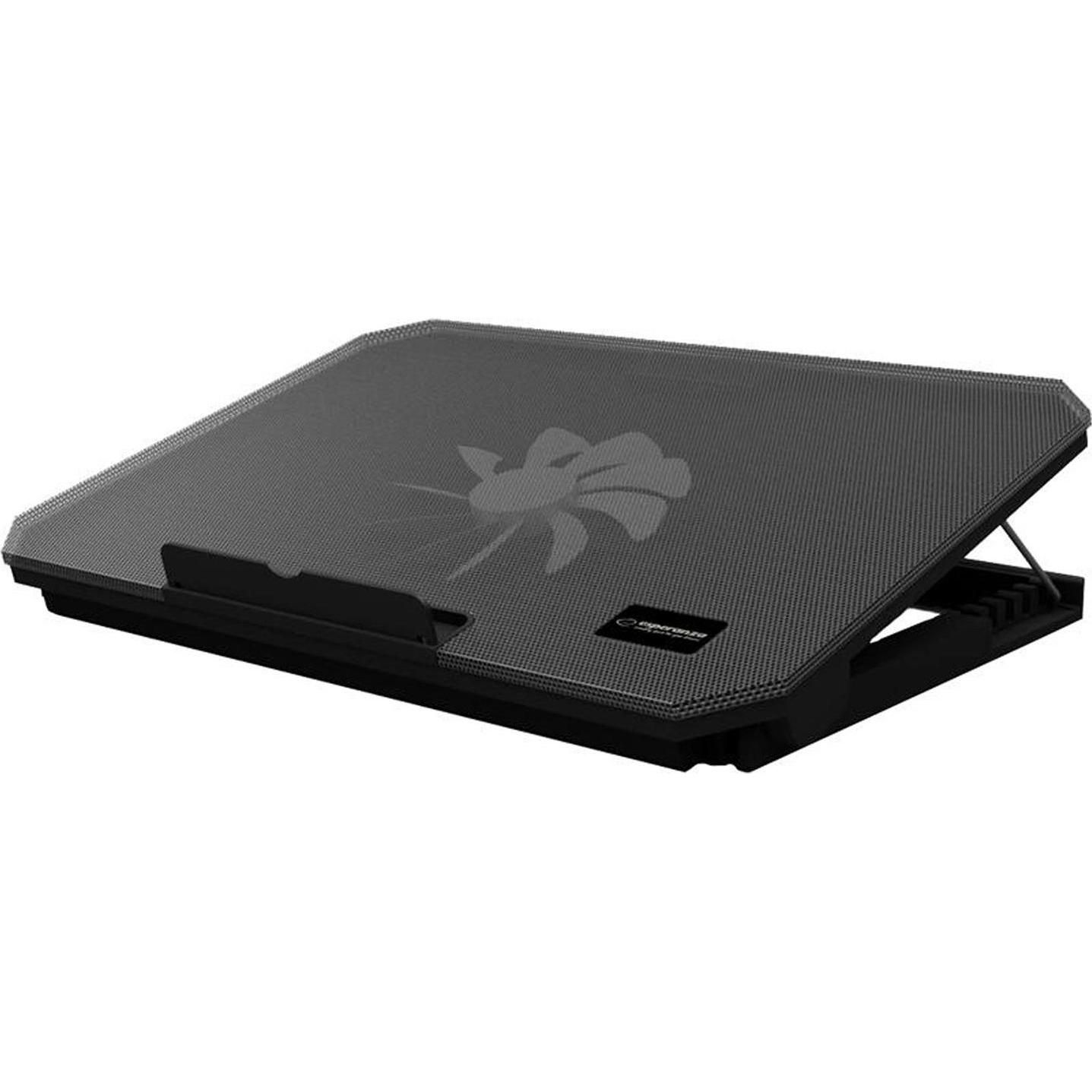 Esperanza EA141 - 1 Stück(e) - 1200 RPM - 21 dB - USB - 365 mm - 265 mm, Notebook Ständer, Weiss
