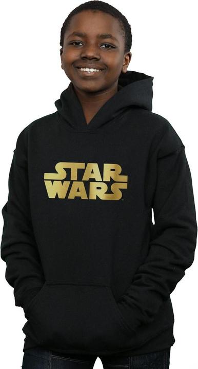 Produktbild Star Wars Gold Logo Kapuzenpullover Jungen (140, 146)