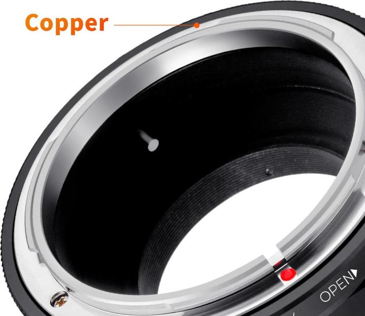 Produktbild K&F Concept M13125 High Precision Lens Adapter Mount, FD-M4/3