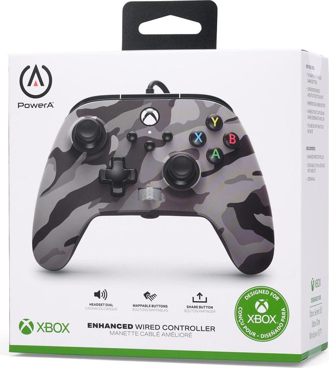 Actual product image PowerA Improved Wired Controller for Xbox Series X|S - Arctic Camo (Xbox Series X, Xbox Series S)