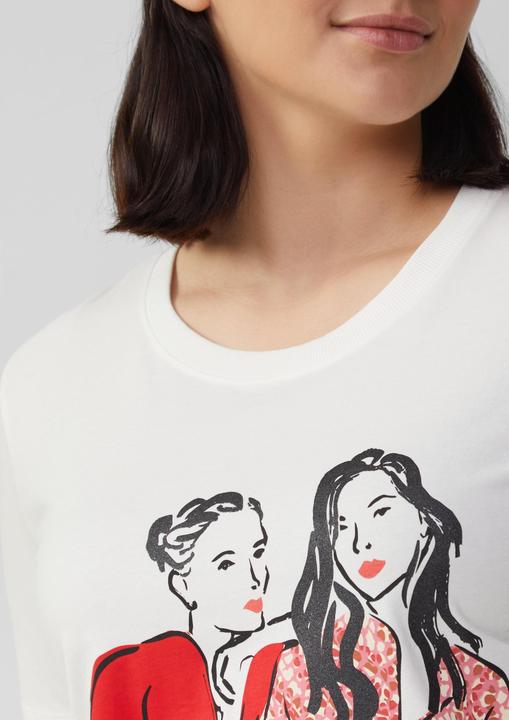 Immagine prodotto S.Oliver T-Shirt Baumwoll-T-Shirt im Regular Fit mit Frontprint (44)