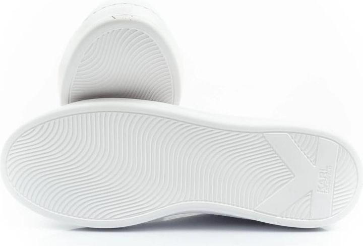 Actual product image Karl Lagerfeld men's shoes sneakers Kapri natural leather white (46)