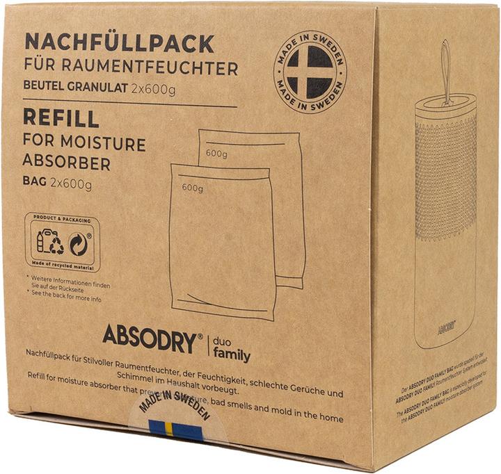 Actual product image Absodry Dehumidifier Refill Pack D (2 x)