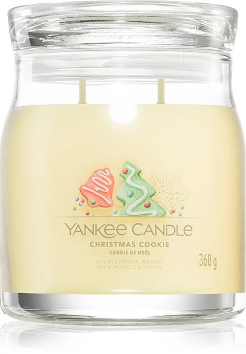 Actual product image Yankee Candle Christmas Cookie Signature Medium Jar Scented Candle (368 g)