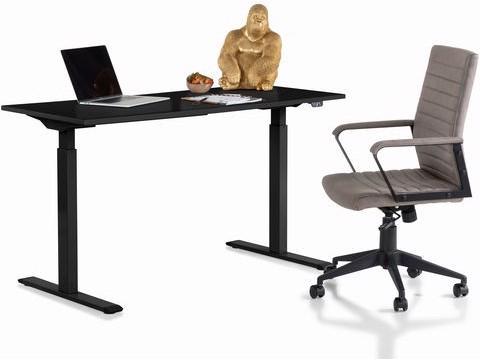 Produktbild Kare Design Schreibtisch Office Smart Schwarz Weiss 140x60 (140 x 60 x 76 cm)