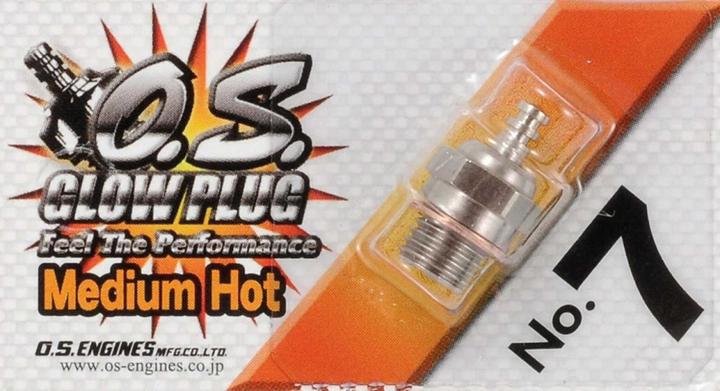 Image du produit O.S. Engines Bougies No. 7 (Medium-Hot)