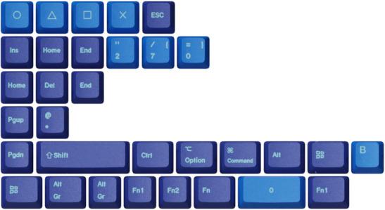 Actual product image Keychron Dye-Sub PBT Keycap Set - Beach