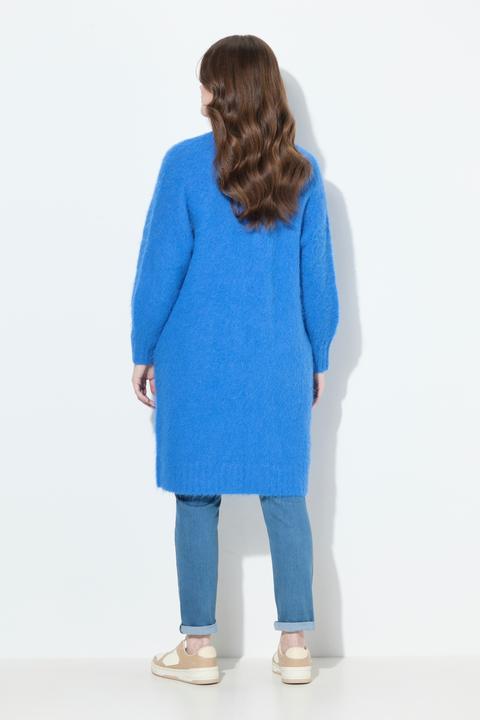 Produktbild Ulla Popken Long-Strickjacke, kuschelweich, offene Form, Langarm (56)