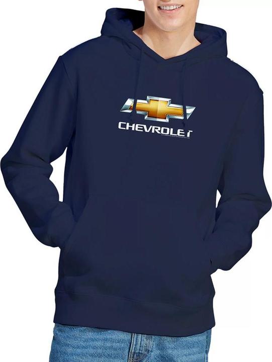 Produktbild Chevrolet Bowtie Stacked Kapuzenpullover (S)