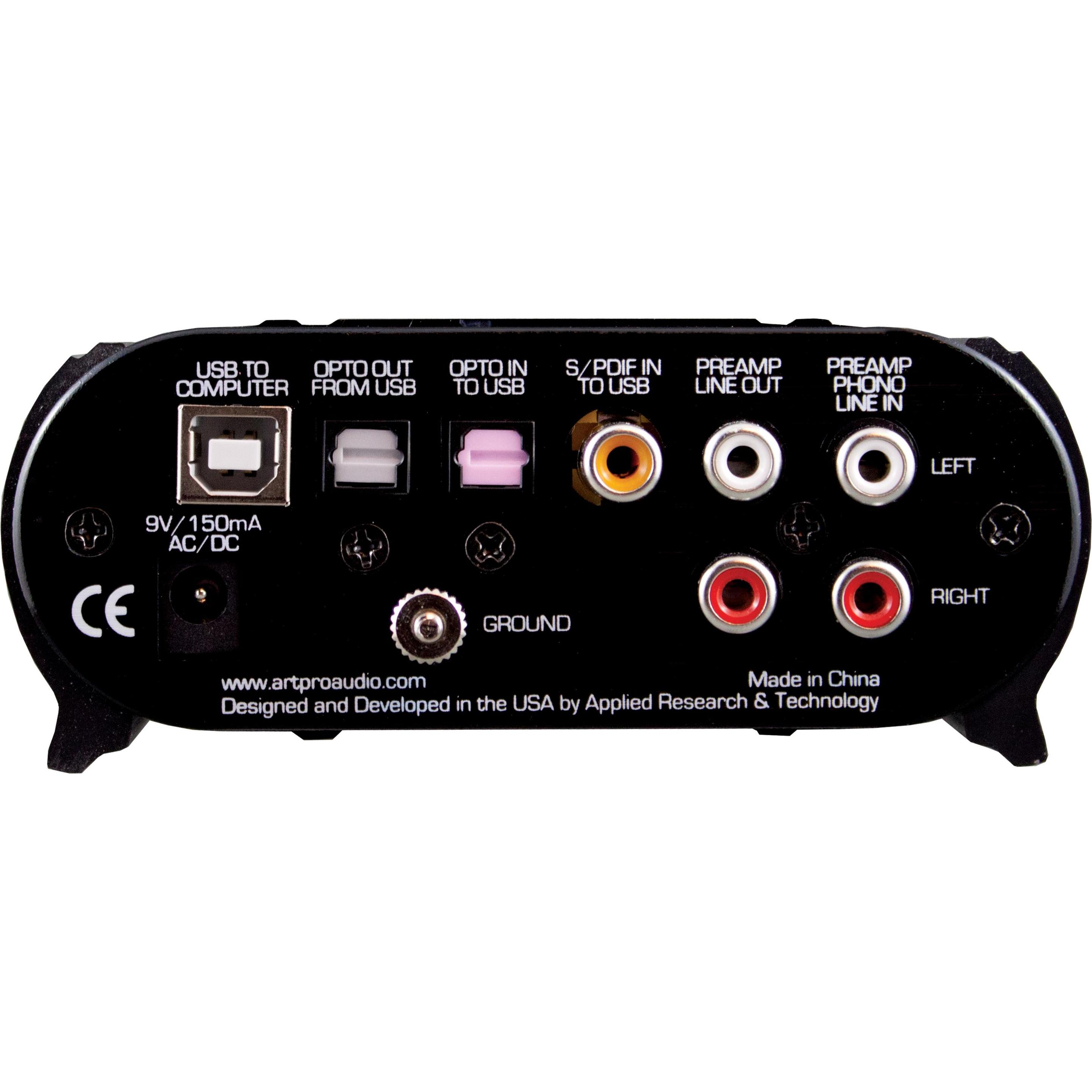 Thumbnail - ART USB Phono Plus, Phono Vorverstärker, Schwarz, Blau